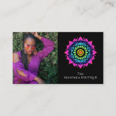 密教曼荼羅ホリスティック形而上的房法写真 名刺 (正面)