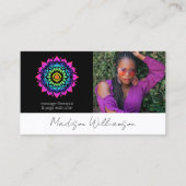 密教曼荼羅ホリスティック形而上的房法写真 名刺 (正面)