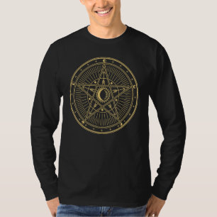 密教神秘的な錬金術魔法神秘的な神聖な幾何学 Tシャツ