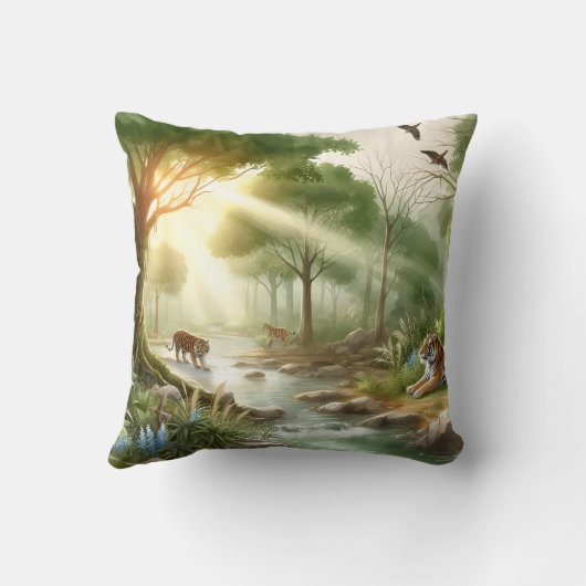 密林タイガース クッション (裏面)