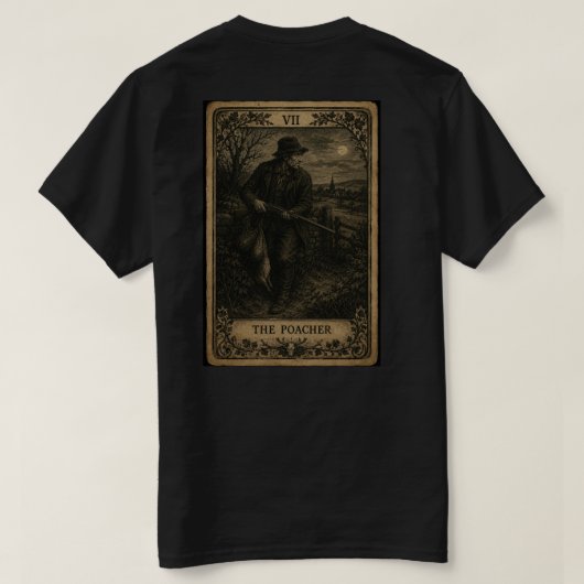 密猟者カードTシャツ Tシャツ (デザイン裏面)