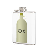 密造酒の水差しのフラスコ フラスク (左)