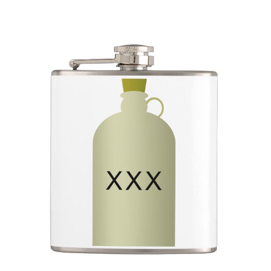 密造酒の水差しのフラスコ フラスク (正面)