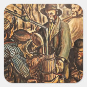 密造酒職人たちが作る、ライジング・ホワイト・ライトニング・ウィスキー スクエアシール (正面)