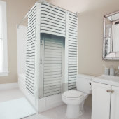 密閉型ルーバー扉 シャワーカーテン (インサイチュ)