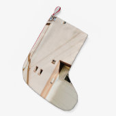 密閉式白木製扉 スモールクリスマスストッキング (正面 (吊り時))