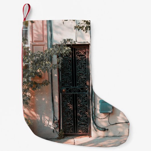 密閉緑造鉄製防犯扉 スモールクリスマスストッキング (正面)