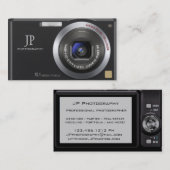 密集したデジタルカメラのカメラマンの名刺 名刺 (正面/裏面)