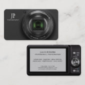 密集したデジタルカメラの写真撮影の名刺 名刺 (正面/裏面)