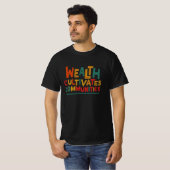 富が共同体を育てる Tシャツ (正面フル)