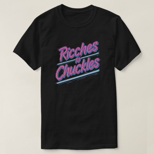 富とチャックル Tシャツ (デザイン正面)