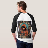 「富と嘲笑」 Tシャツデザイン Tシャツ (裏面フル)