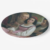 富と愛の間(by Bouguerau) ペーパープレート (アングル)