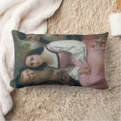 富と愛の間(by Bouguerau) ランバークッション (ブランケット)