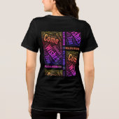 富と知恵のTシャツ トライブレンドTシャツ (裏面)
