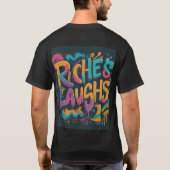 富と笑 Tシャツ (裏面)