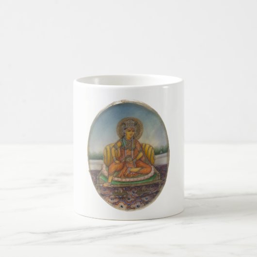 富と繁栄のラクシュミの女神 コーヒーマグカップ (中央)