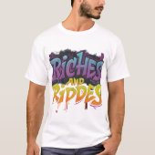 富と謎 Tシャツ (正面)