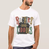 富と謎 Tシャツ (正面)