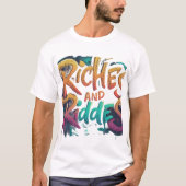 富と謎 Tシャツ (正面)