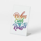 「富と野獣」 台座サイン (正面)