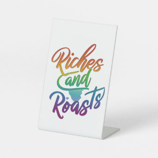 「富と野獣」 台座サイン