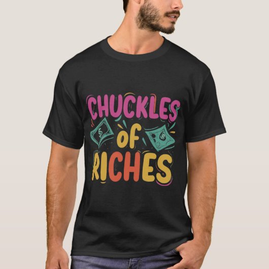 富のチャックル Tシャツ (正面)