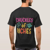 富のチャックル Tシャツ (裏面)