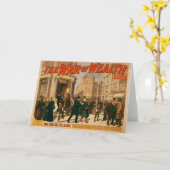 富の戦争 – 1895グリーティングカード カード (黄色い花)
