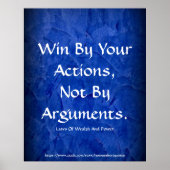 富の法則はあなたの行動によって勝つ ポスター (正面)