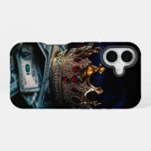富の王冠 iPhone 16ケース (裏面横)