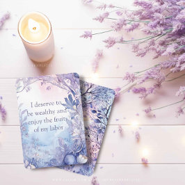 富の確認カード、瞑想カード