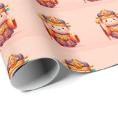 富の神の包み紙 ラッピングペーパー (ロールコーナー)