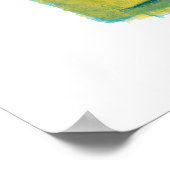 富の豊富な経済学お金おもしろいハッピーアート ポスター (角)