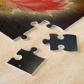 富のMaa Maha Lakshmi Devi Laxmiの女神 ジグソーパズル (側面)