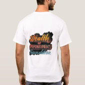 富はエンパワーメントの基礎である Tシャツ (裏面)