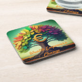 富は変化の力を与える コースター (左側)