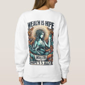 富は希望の味方 スウェットシャツ (裏面)