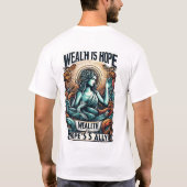 富は希望の味方 Tシャツ (裏面)