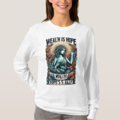 富は希望の味方 Tシャツ (正面)