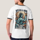 富は希望の味方 Tシャツ (裏面フル)