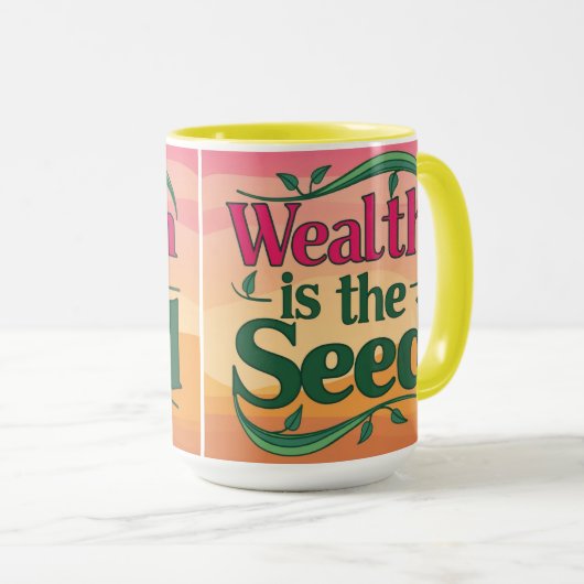 富は種 マグカップ (正面右)