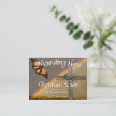 富む希望のキリスト教の学校の名刺 名刺 (スタンド正面)