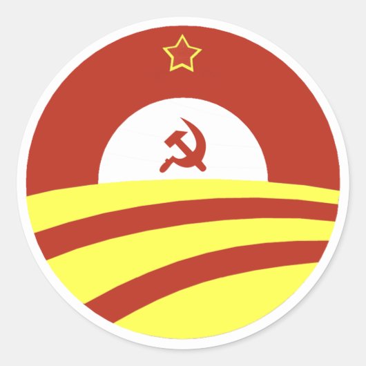 富を広める ラウンドシール (正面)