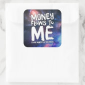 富を引き付ける法律に金が流れ込む スクエアシール (バッグ)