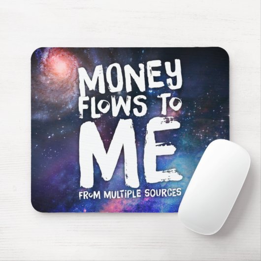 富を引き付ける法律に金が流れ込む マウスパッド (マウス)