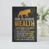 富を得る方法を投資家に教える サンキューカード (スタンド正面)