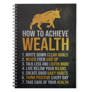 富を得る方法を投資家に教える ノートブック