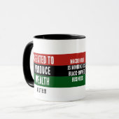 富を生み出すために設立された黒人経営の事業 マグカップ (正面左)