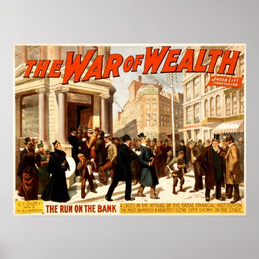 富国戦争ヴィンテージ1895劇場ポスター ポスター (正面)